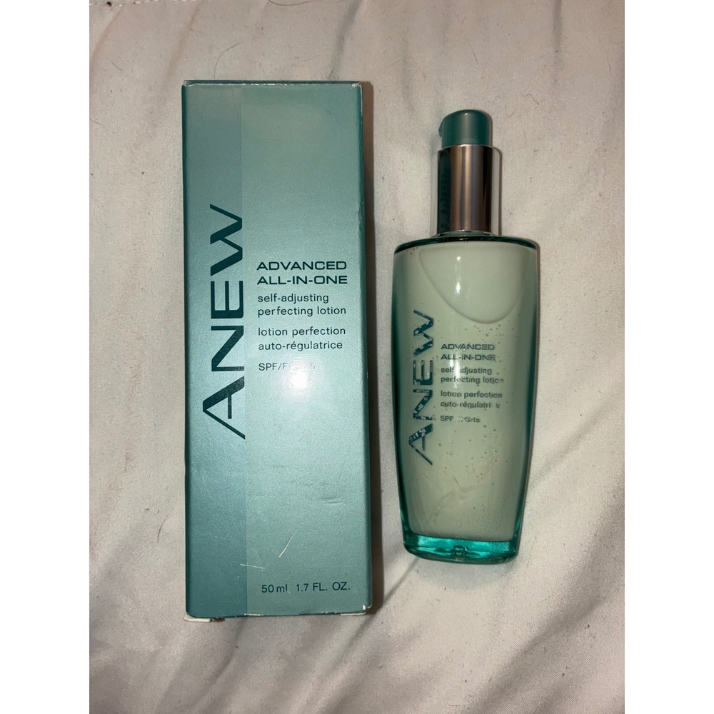 Avon ANEW Advanced All-In-One Perfecting Lotion SPF 15 1.7 oz NOS Discontinued